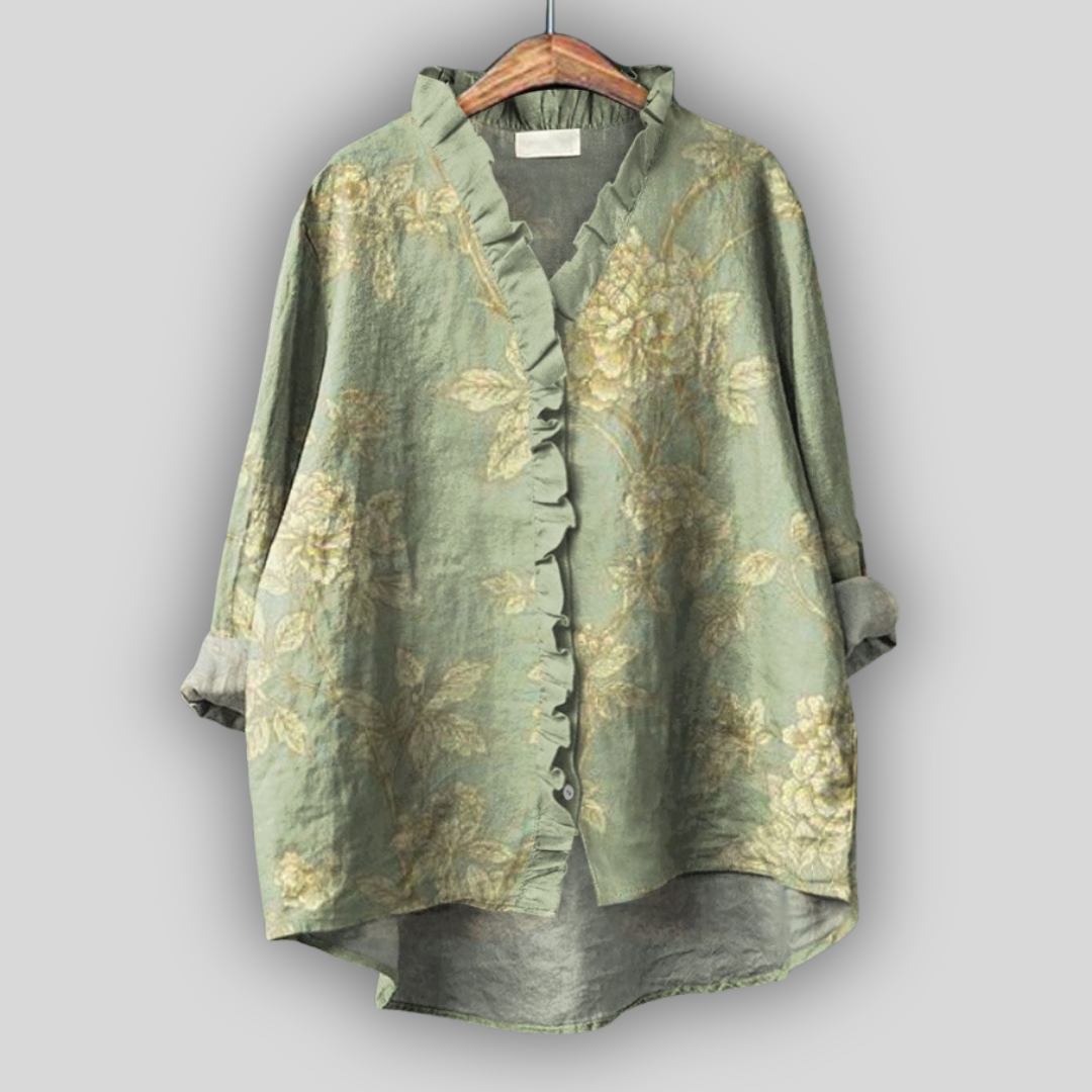 Linen Blouse Zlaćana Aura