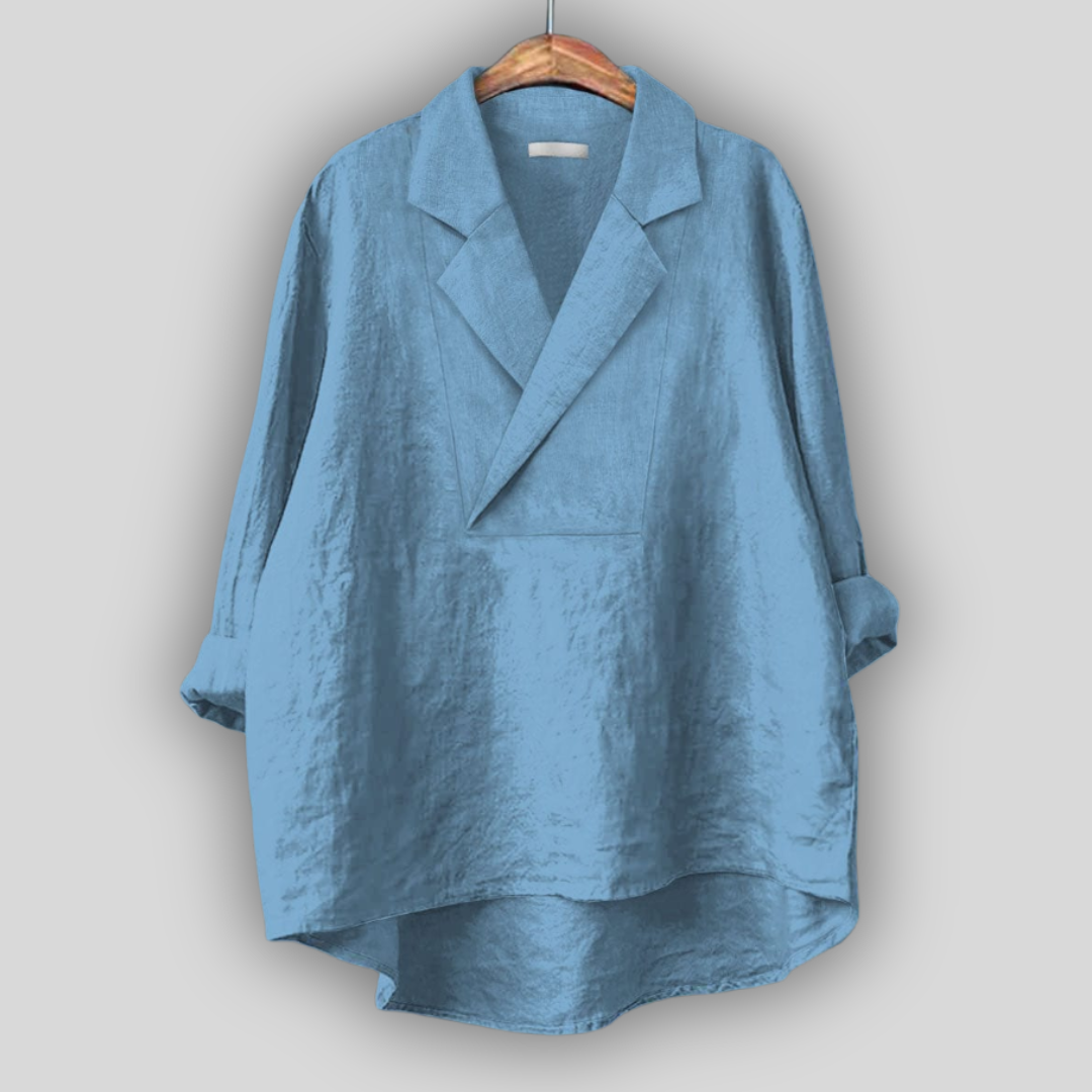 Linen Bluzica “Ružičasta Aura”