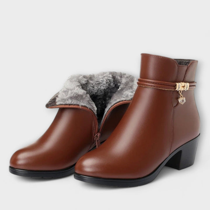Emilija – Elegantni zimski čizmi s patentnim zatvaračem