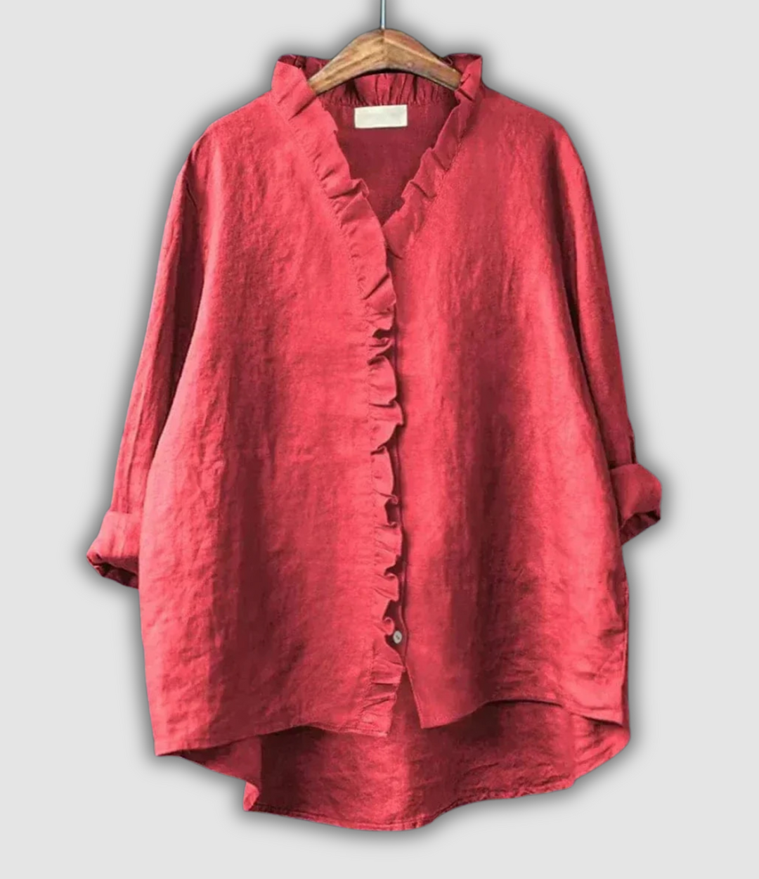 Linen Bluza Kava Smirenost