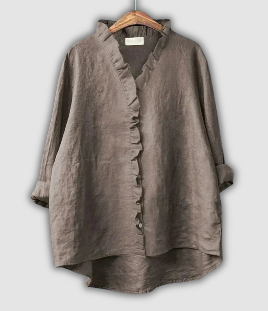 Linen Bluza Kava Smirenost