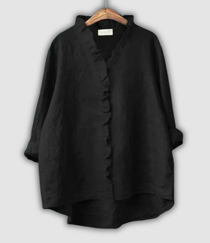 Linen Bluza Kava Smirenost