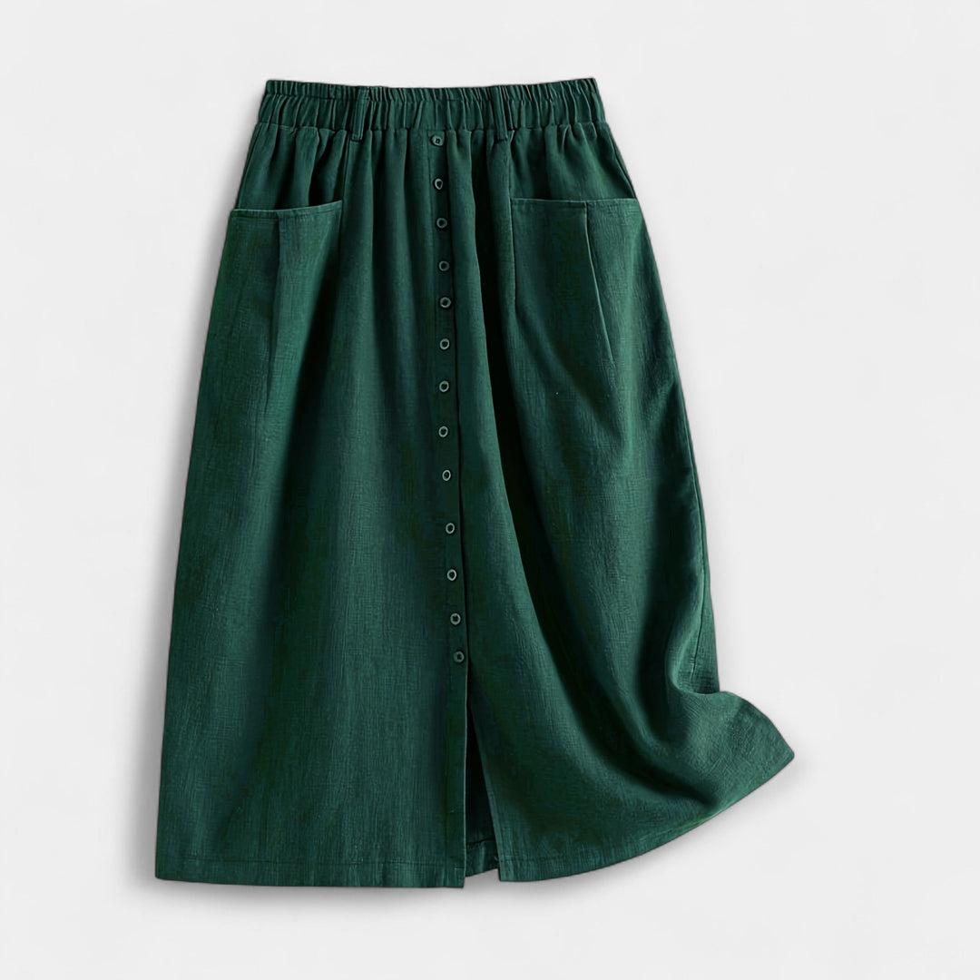 Midi Suknja s Vintage Stilom