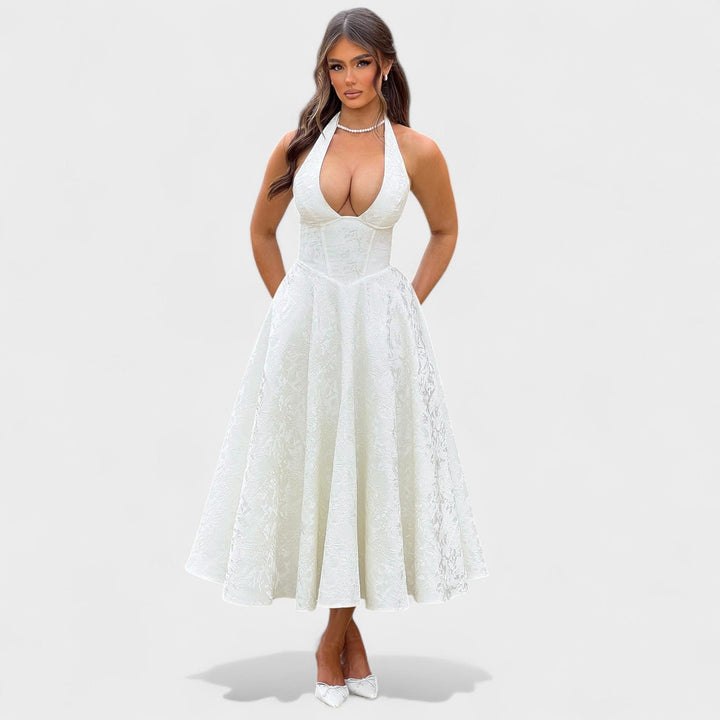 Anka – Midi haljina s halter izrezom
